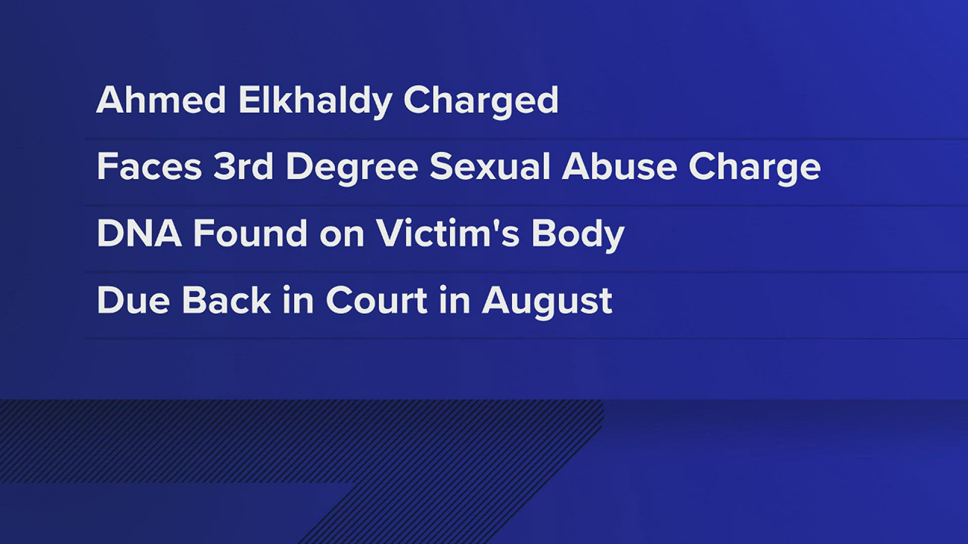 Ahmed Elkhaldy is accused of assaulting a woman during a session.