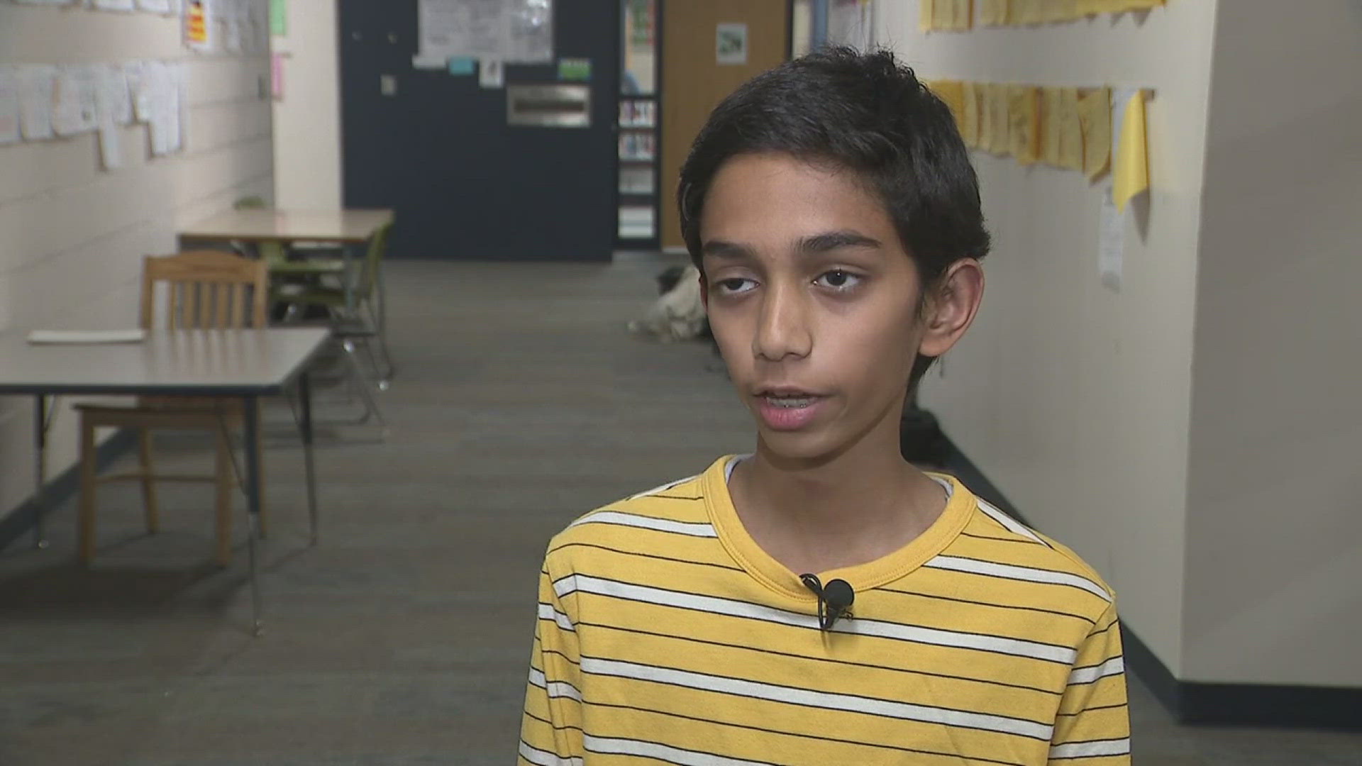 12-year-old Parthasaradhi Katreddy is a seventh grader at Pleasant Valley and is headed to the Scripps National Spelling Bee later this month.