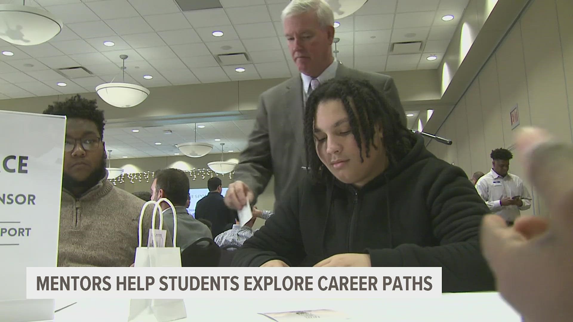 Over 65 students got a chance to meet people that can help them with career opportunities