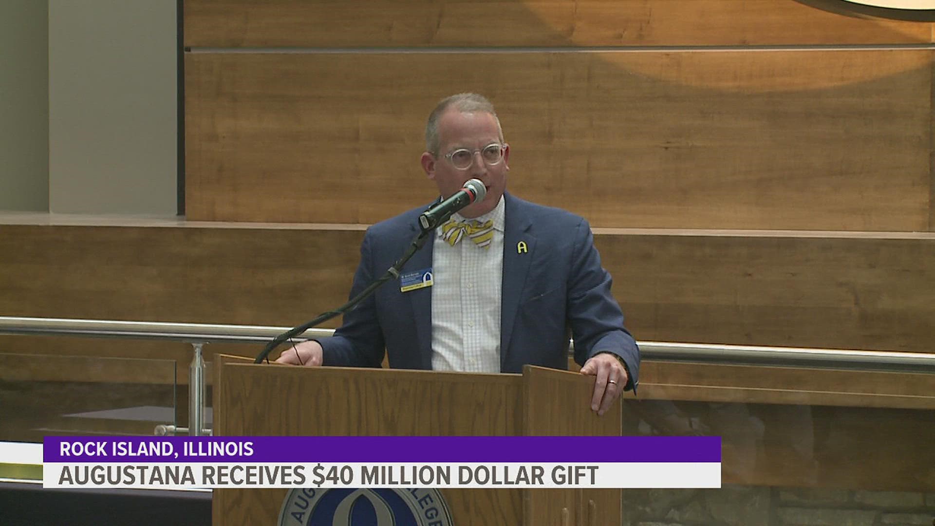 1975 graduate Murray Gerber is committing to match gifts, dollar for dollar providing an extra $80M to Augustana's endowment.