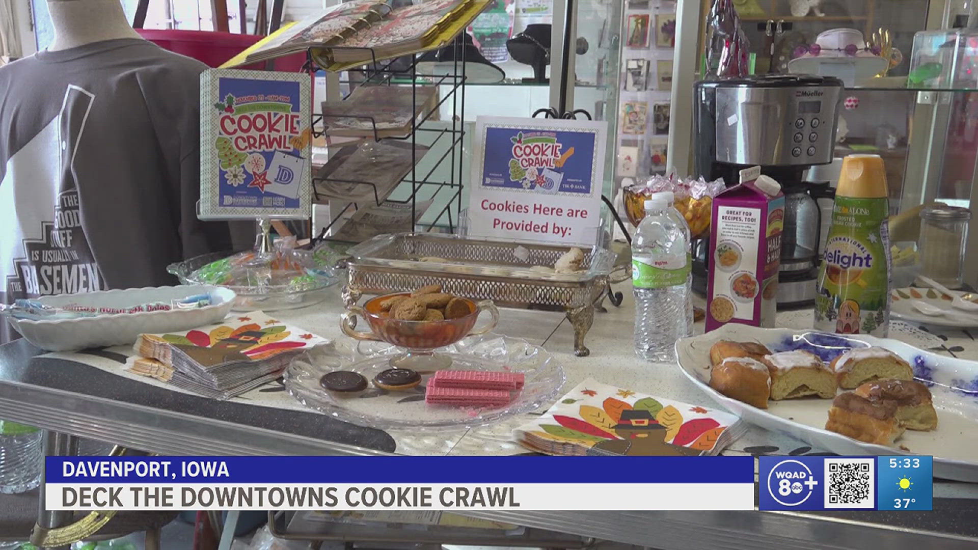 26 local businesses were offering up free cookies to hungry shoppers.