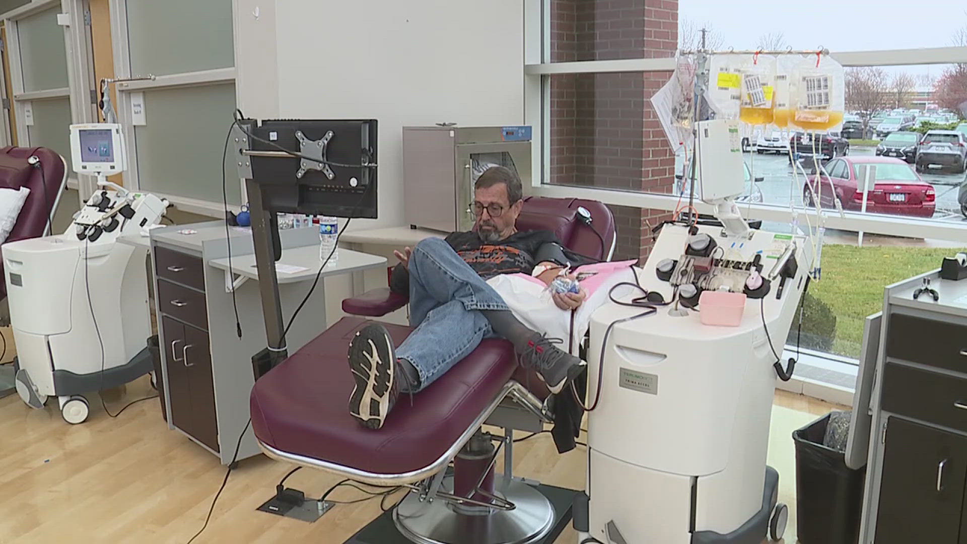 Officials said they see a lot of overlap between people who vote and those who donate blood.