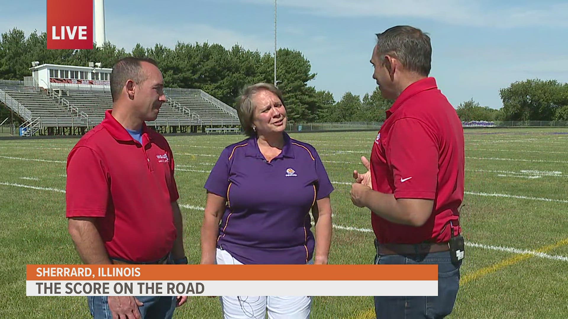 News 8's sports crew is out at Sherrard High School weighing the odds between the upcoming Sherrard v. Rock Ridge game with the Sherrard athletic director.