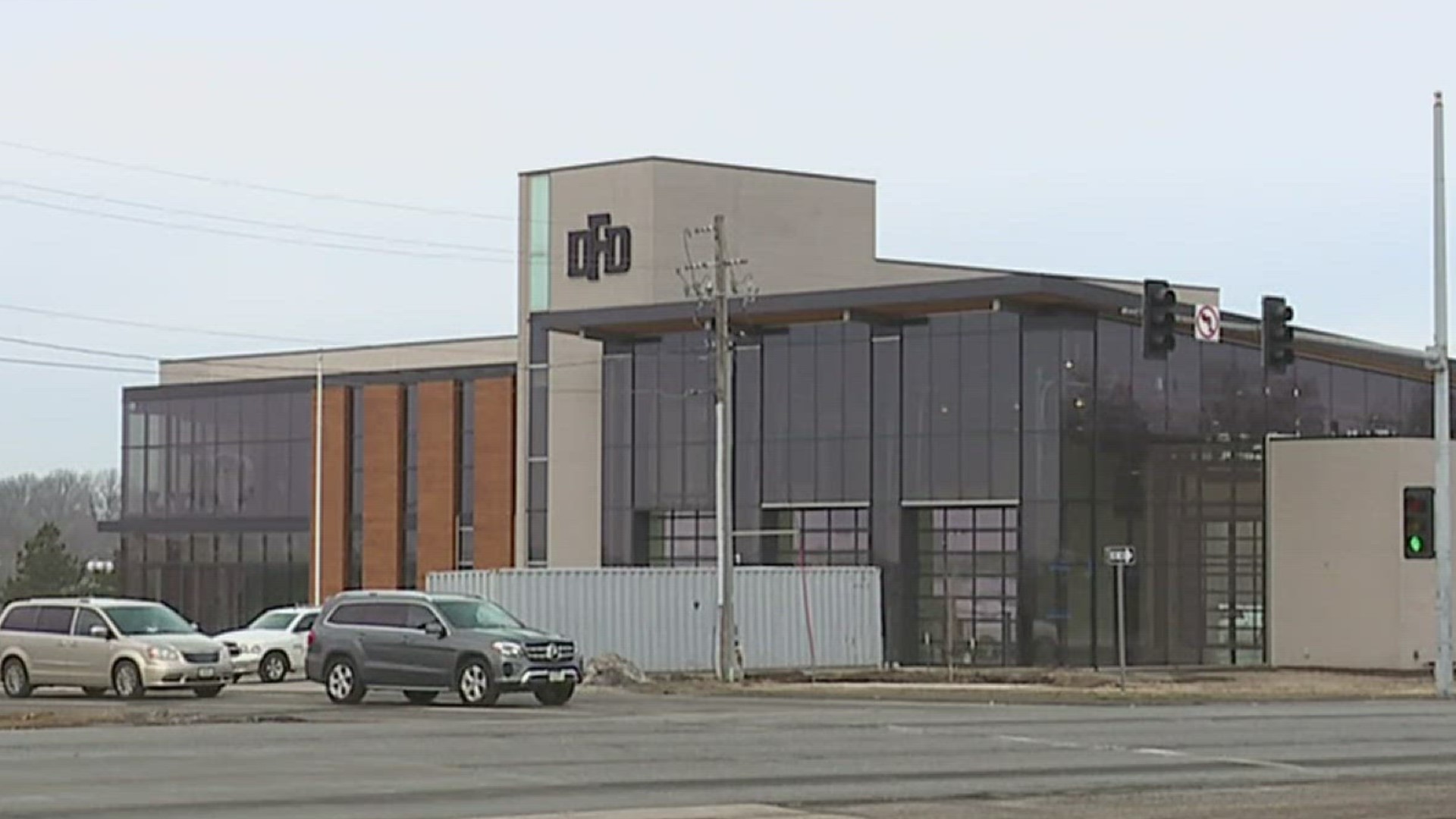 The new station is located right across the street from North Park Mall.