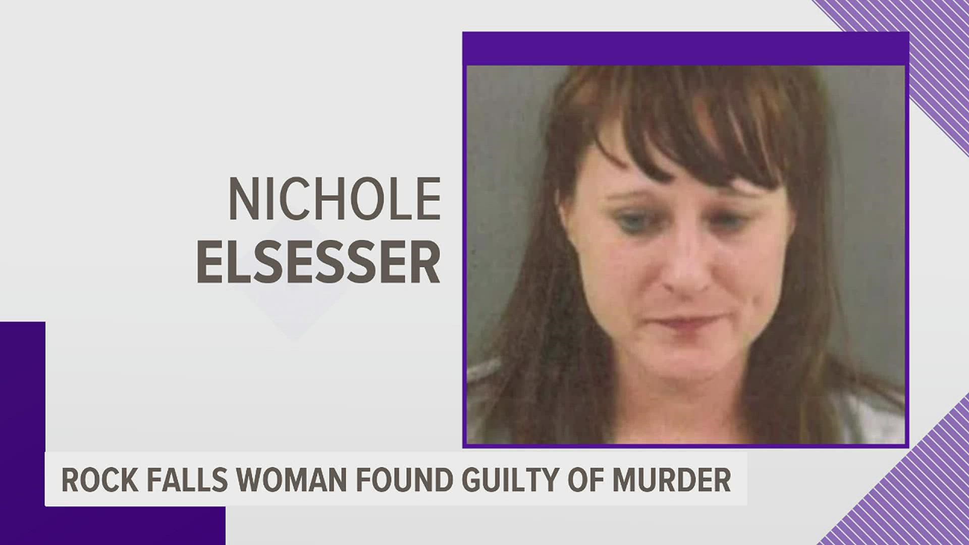 Nichole Elsesser was found guilty of stabbing her then-friend 53-year-old Tracy Russel to death back in 2019.
