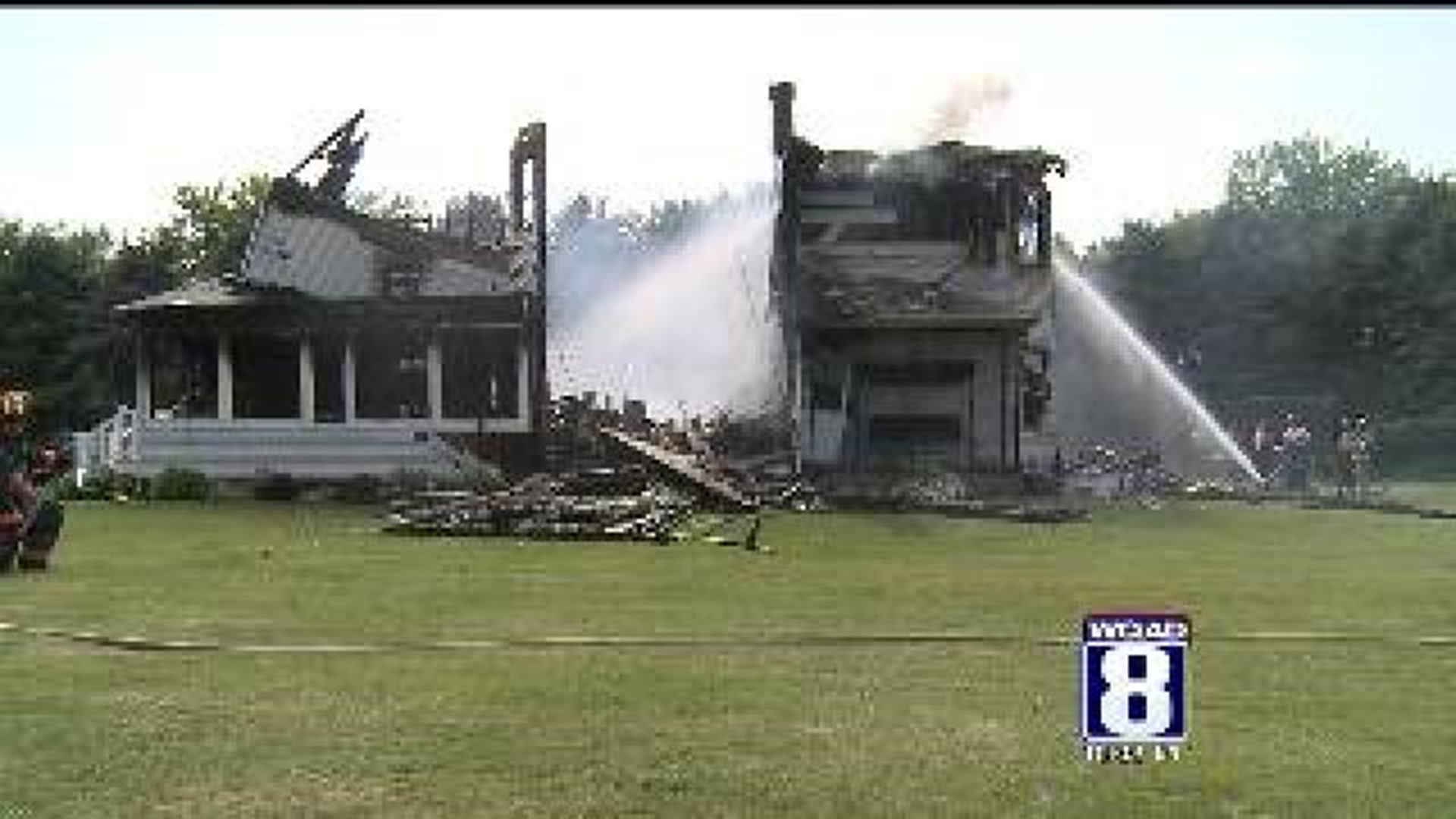 Home destroyed after fire broke out