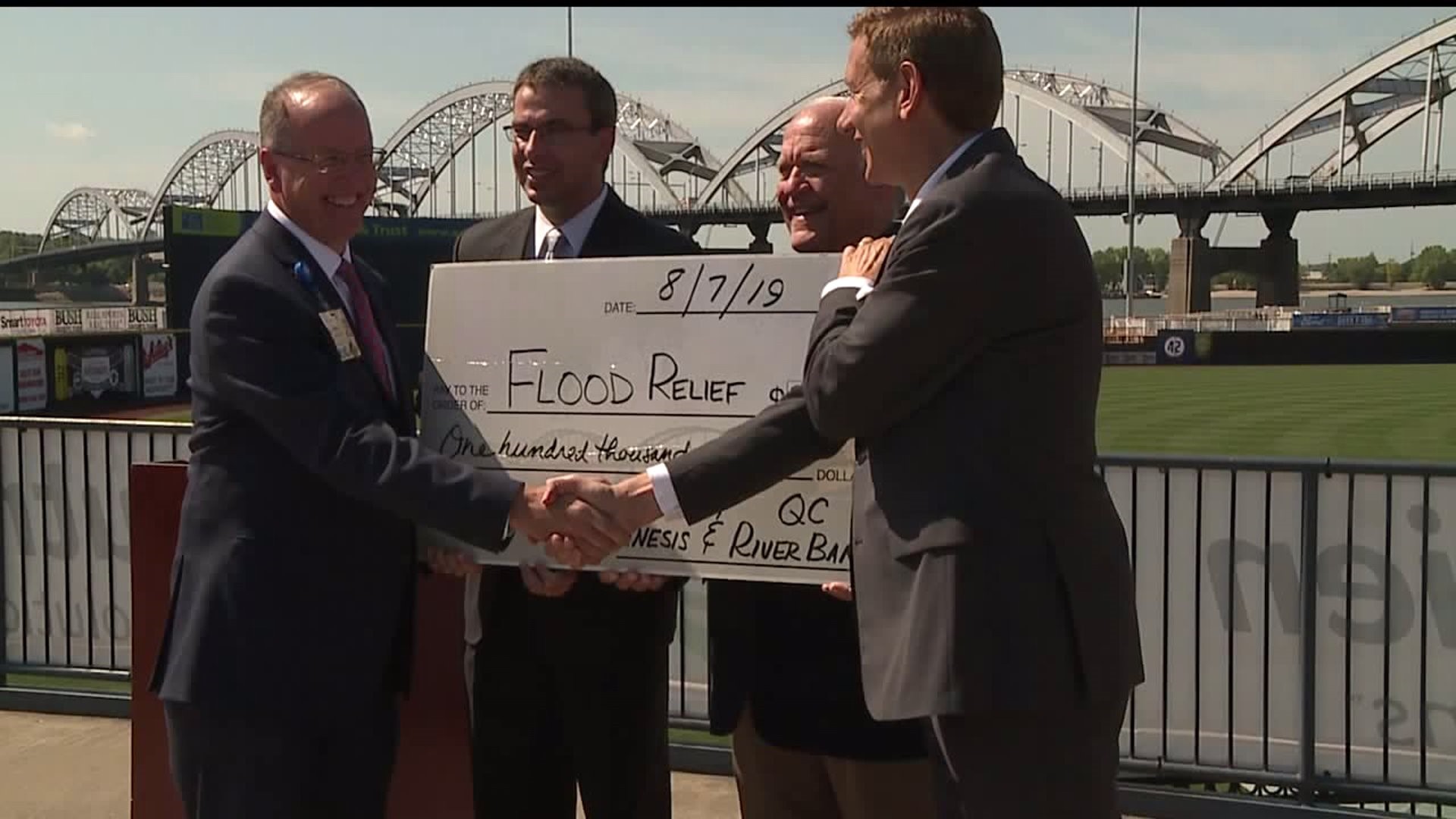 genesis and river bandits donate 100k to local flood relief