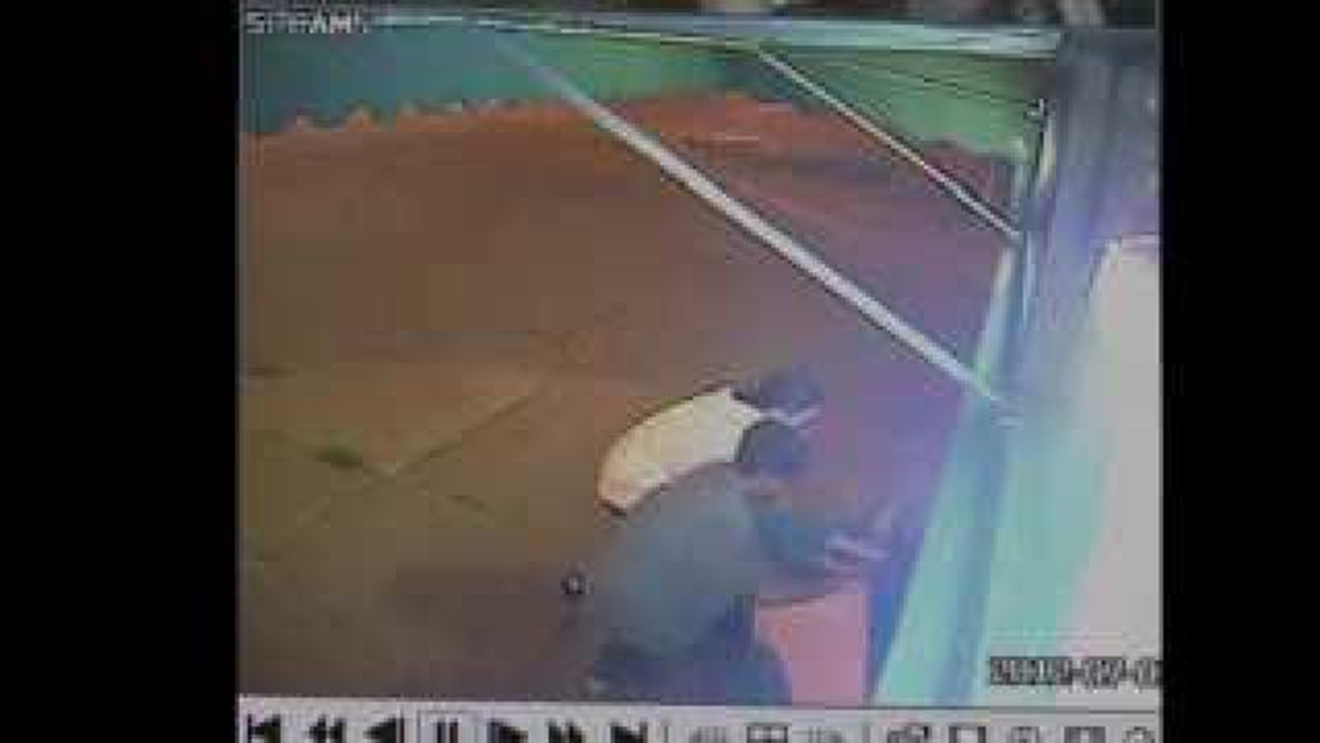 Surveillance video of Moline vandalism