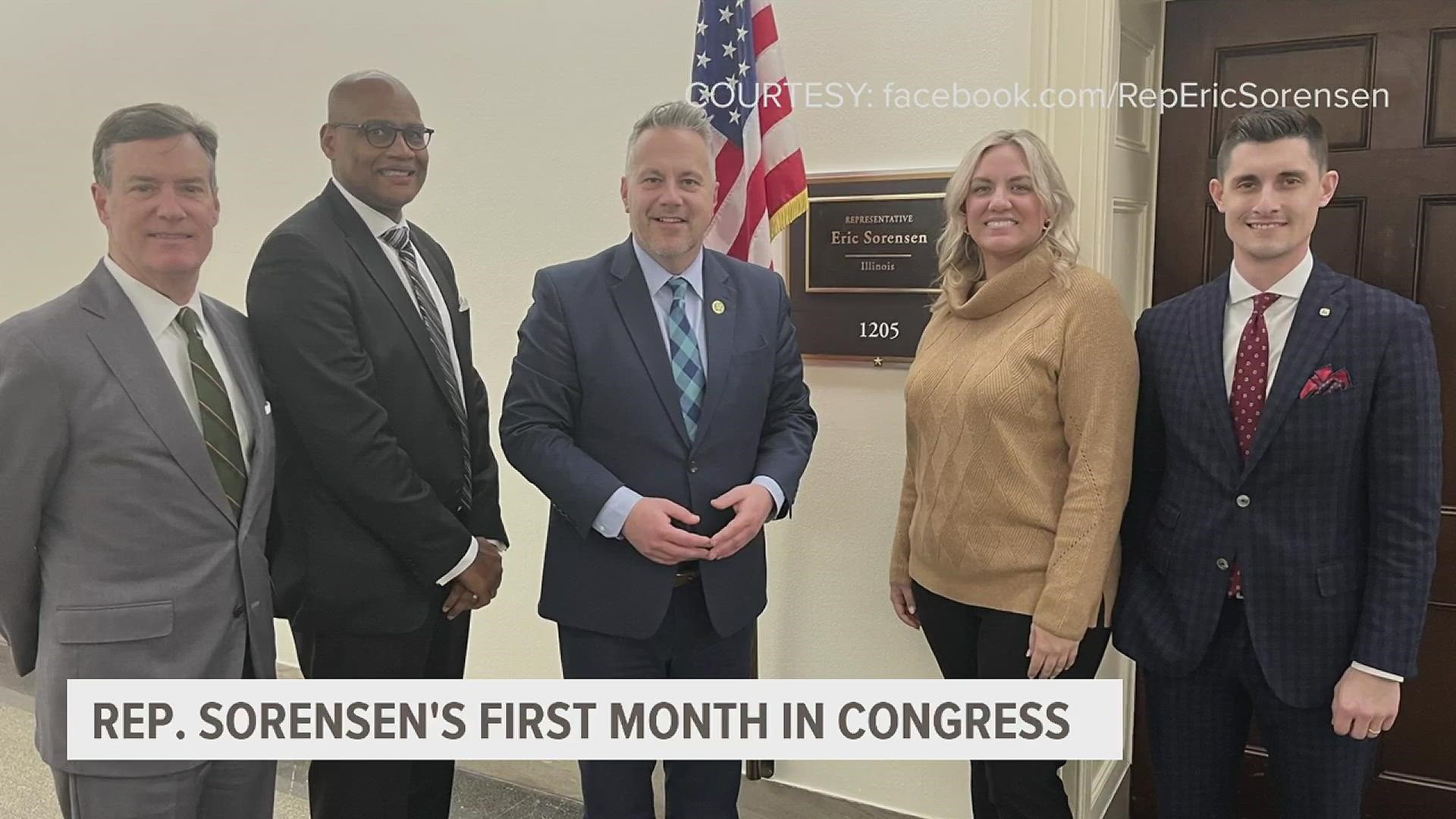 Sorensen paid a visit to the News 8 studio to share what he's been doing in his first month in office.