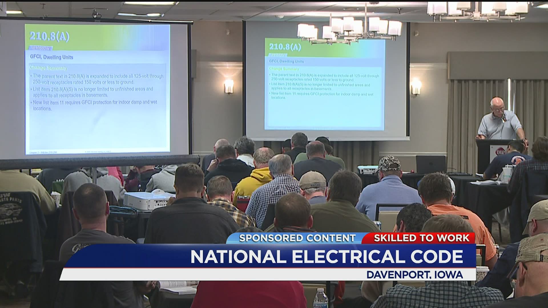 Electrical workers, inspectors and even competing contractors come together to learn the latest updates