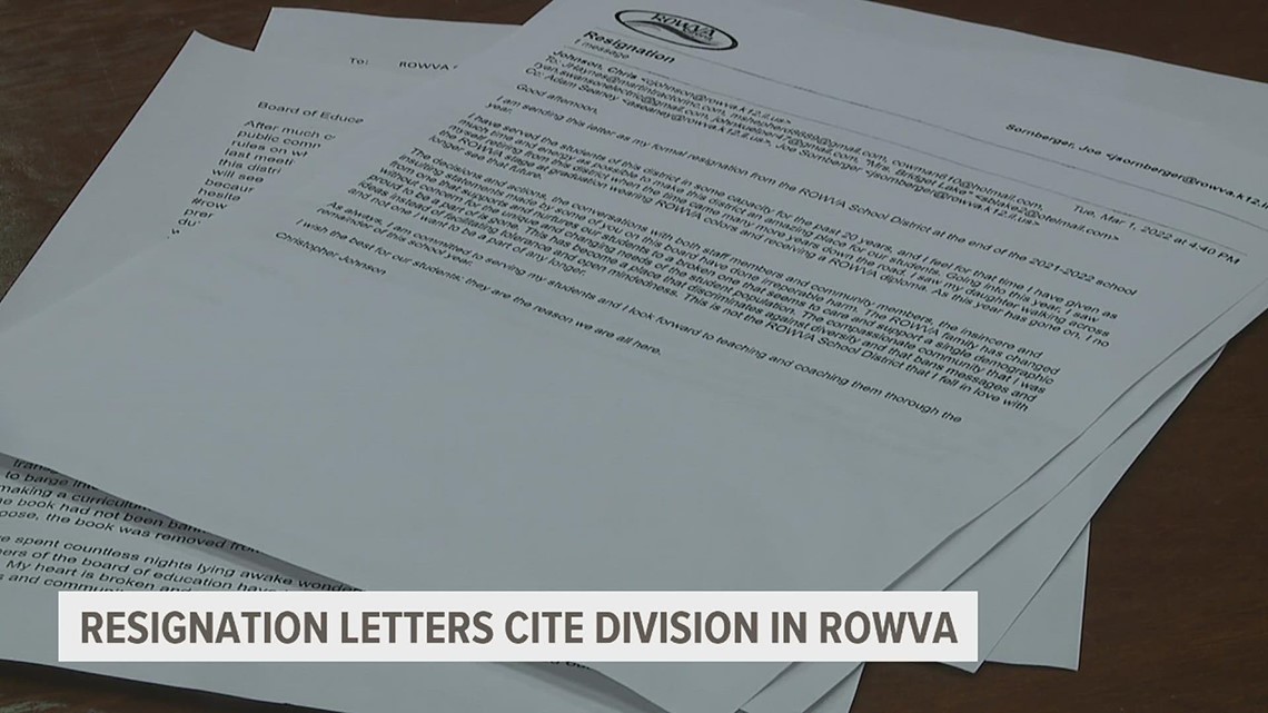 Resignation letters cite division within ROWVA School Board - Vimarsana News