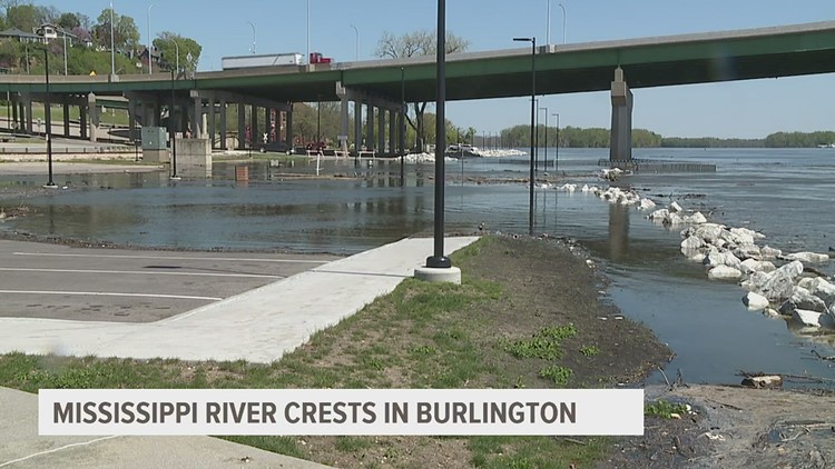Mississippi crests in Burlington, WHO downgrades COVID emergency | News 8 Now