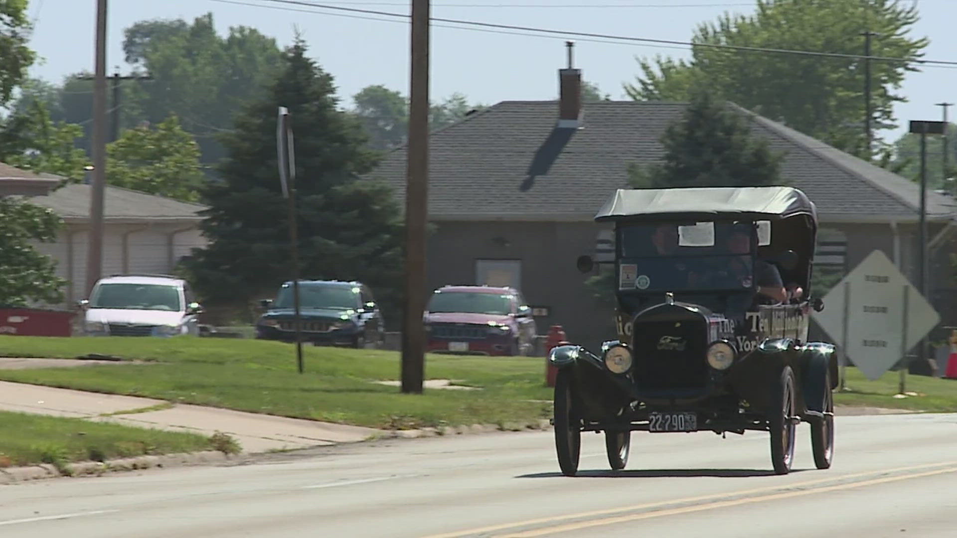 The car was owned by Davenport native Dr. Alan Hathaway for decades before he passed away in 2016.