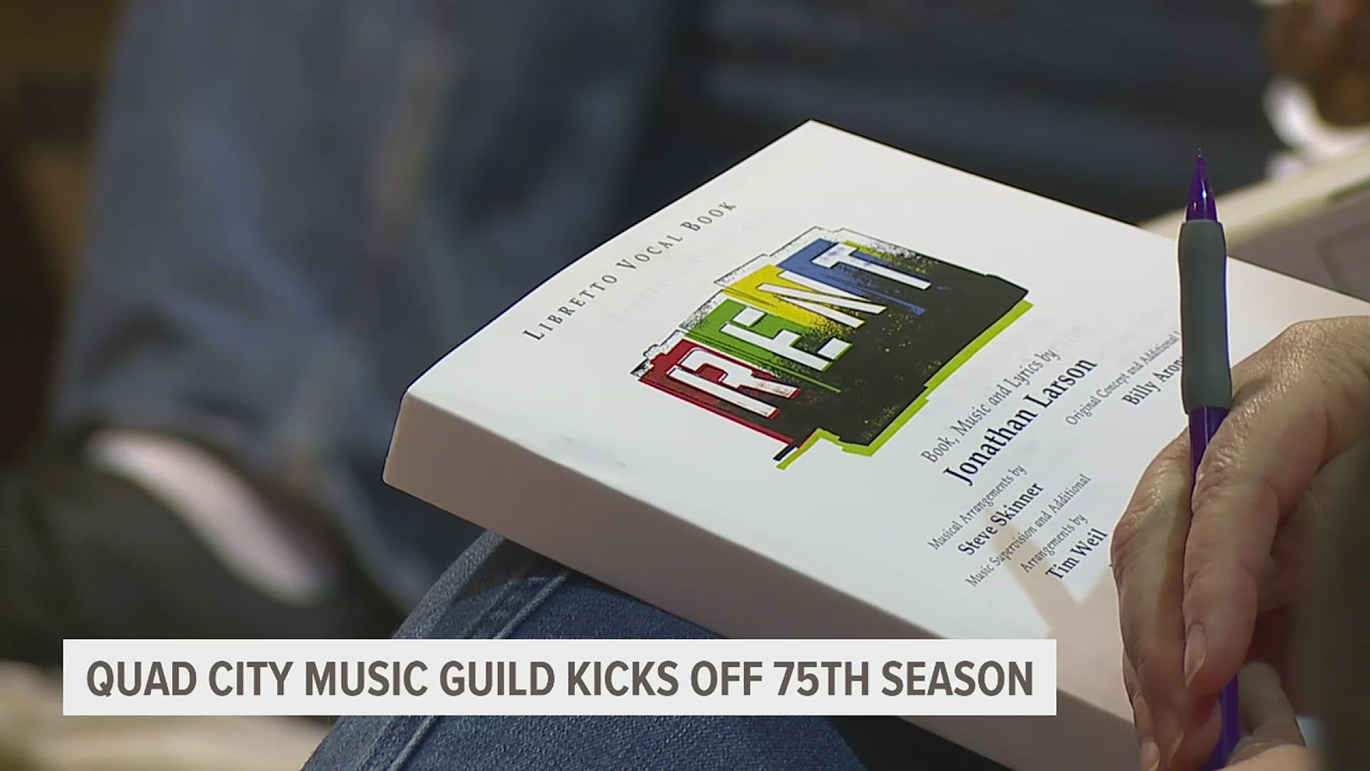 News 8's Shelby Kluver followed the Music Guild through seven weeks of preparations ahead of its performance of "Rent."