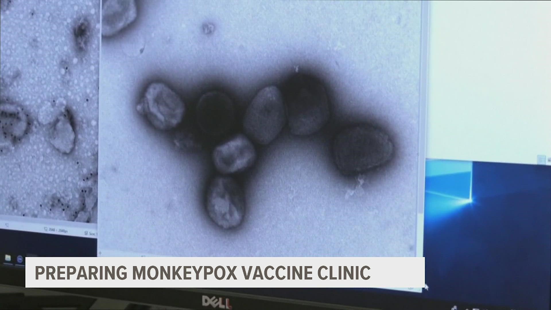 The Project of Quad Cities will be hosting a monkeypox vaccine clinic Tuesday night to help combat the 1,000 cases that have been reported in the state of Illinois.