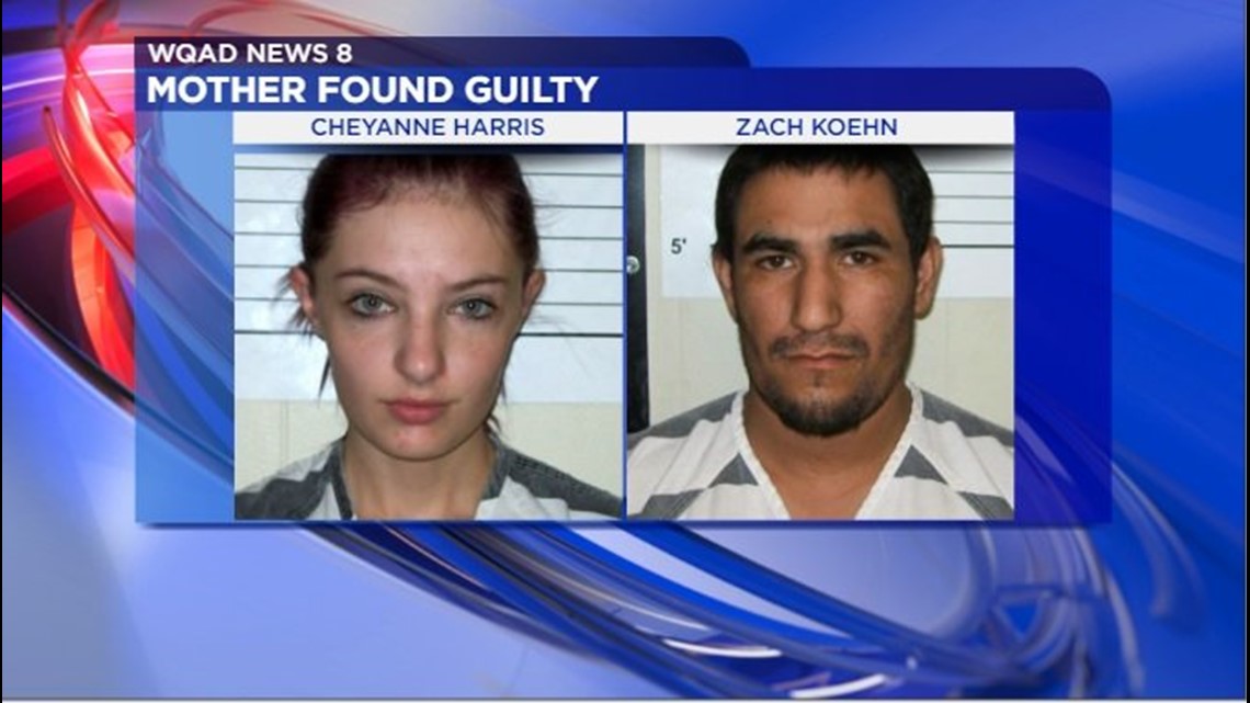 Jury convicts Iowa woman in death of infant found in swing | wqad.com