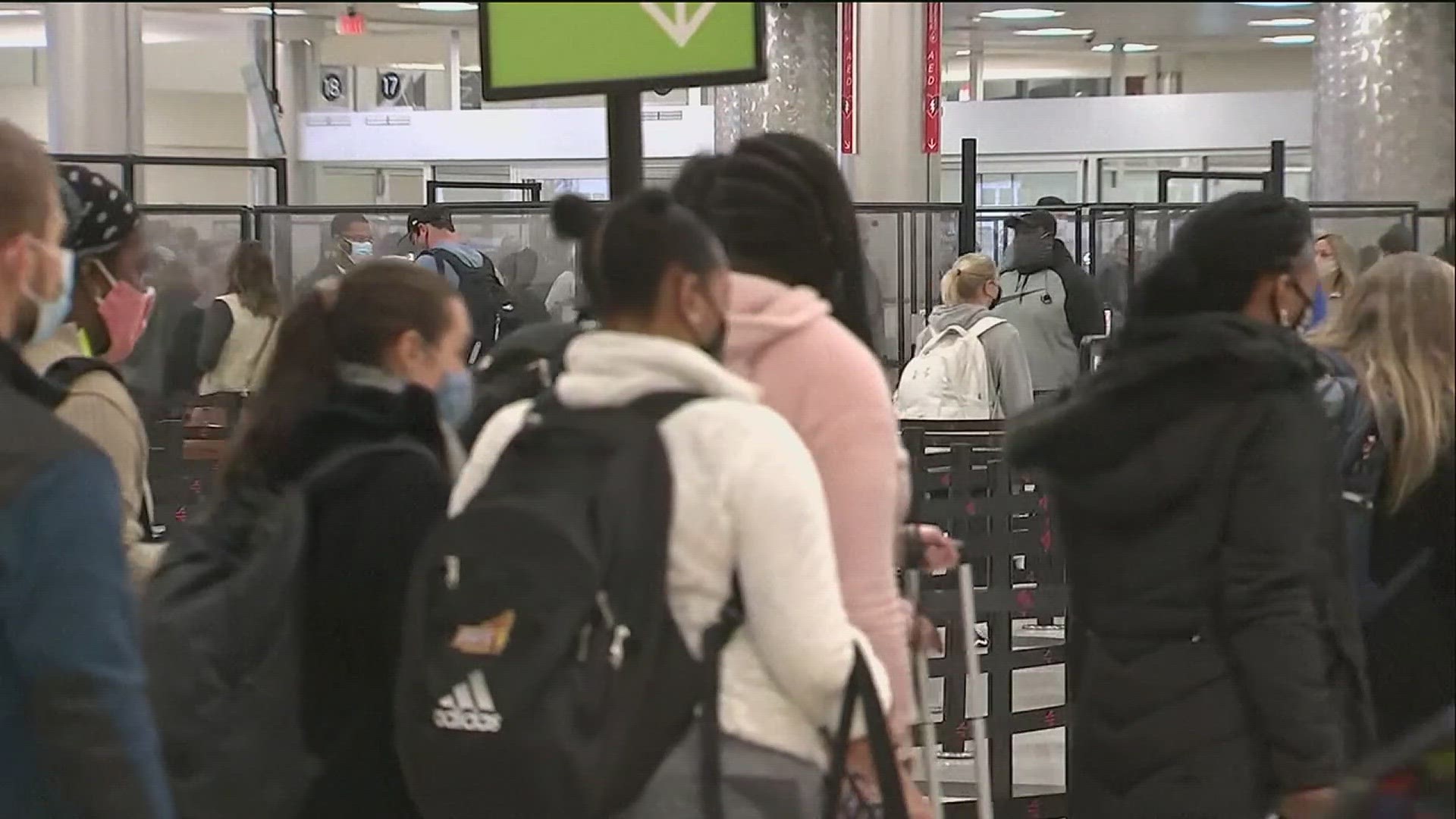This rise in cases is partially due to increased passengers moving through US airports. TSA officials say passengers should be patient when boarding their flights.