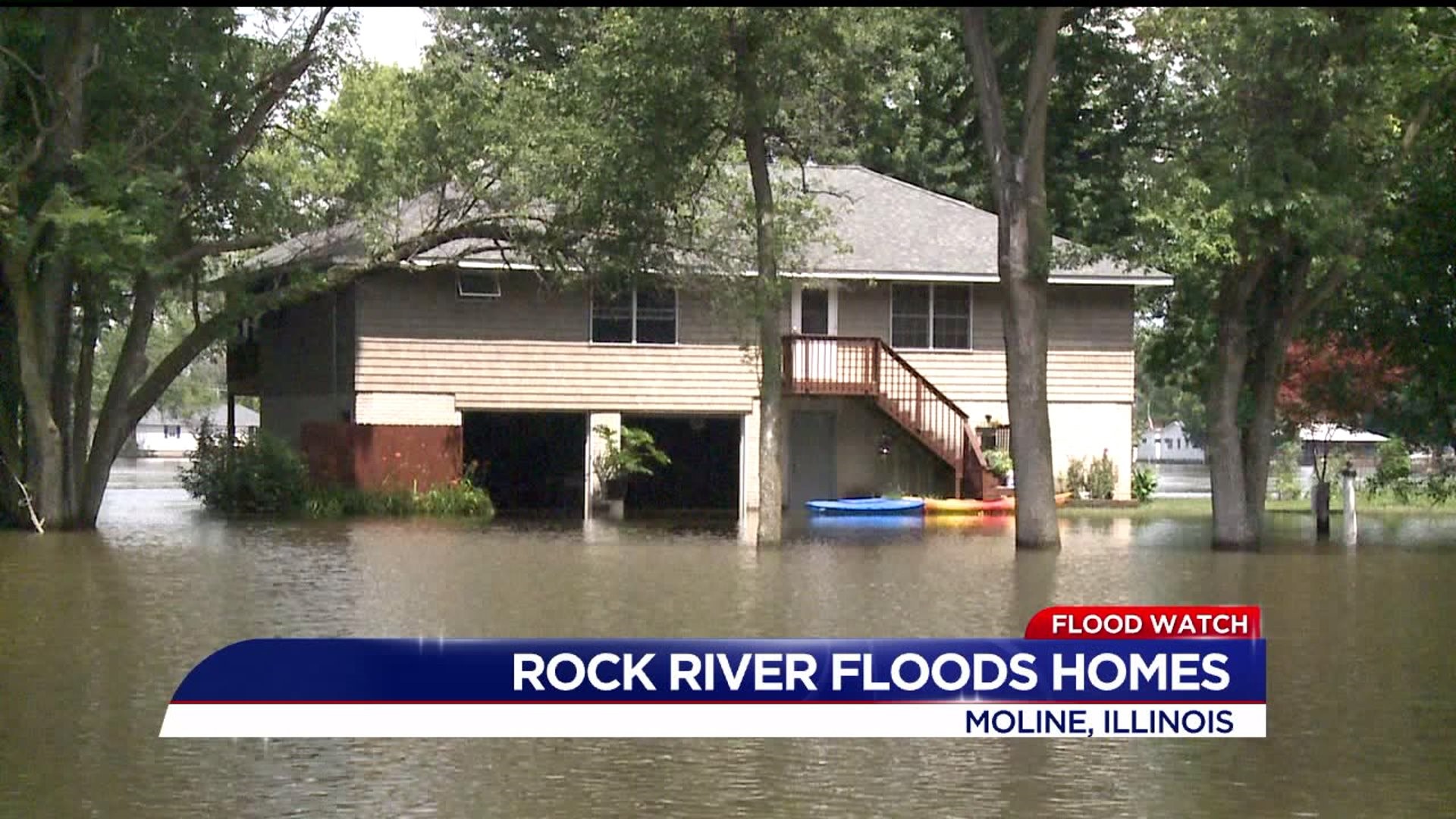 Rock River high rising levels fall back down