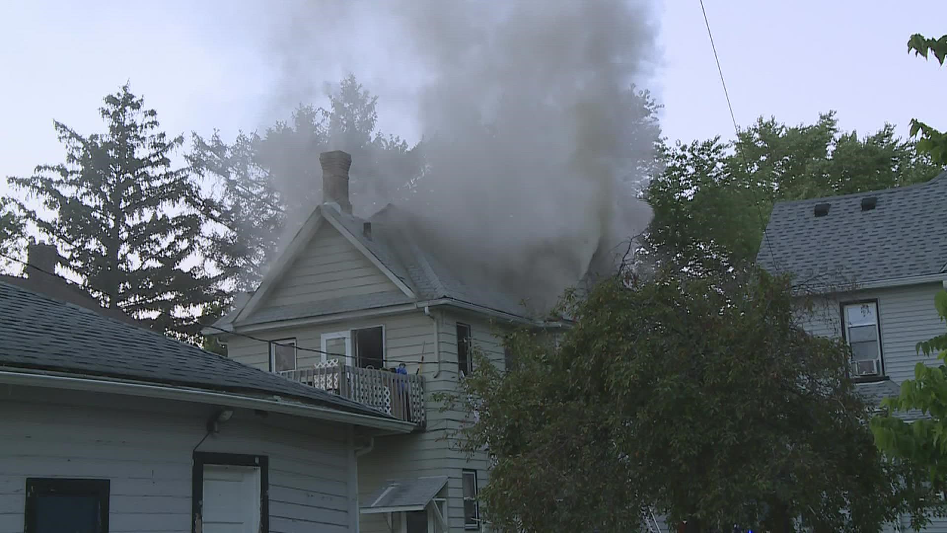 Firefighters arrived and found the three-story, two-family house fully engulfed.