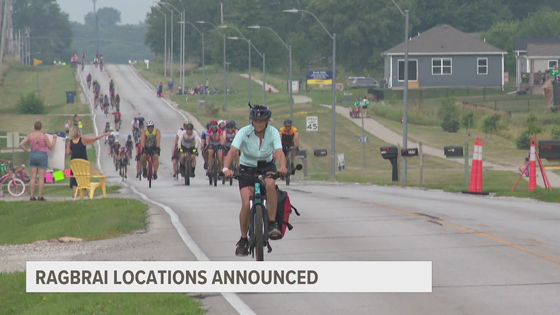 RAGBRAI announces route for summer of 2024 ride!