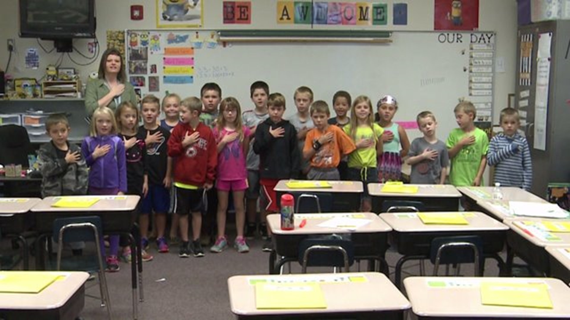 The Pledge from Mrs. Hoover`s class