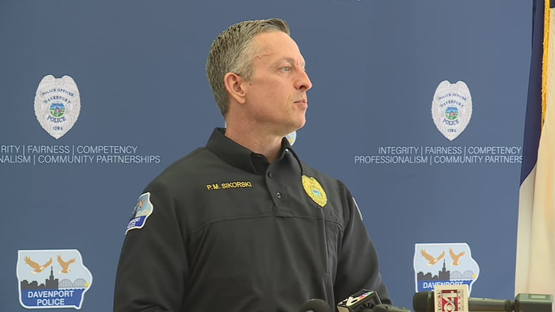 Chief Sikorski spoke on the homicide involving a 14-year-old boy.