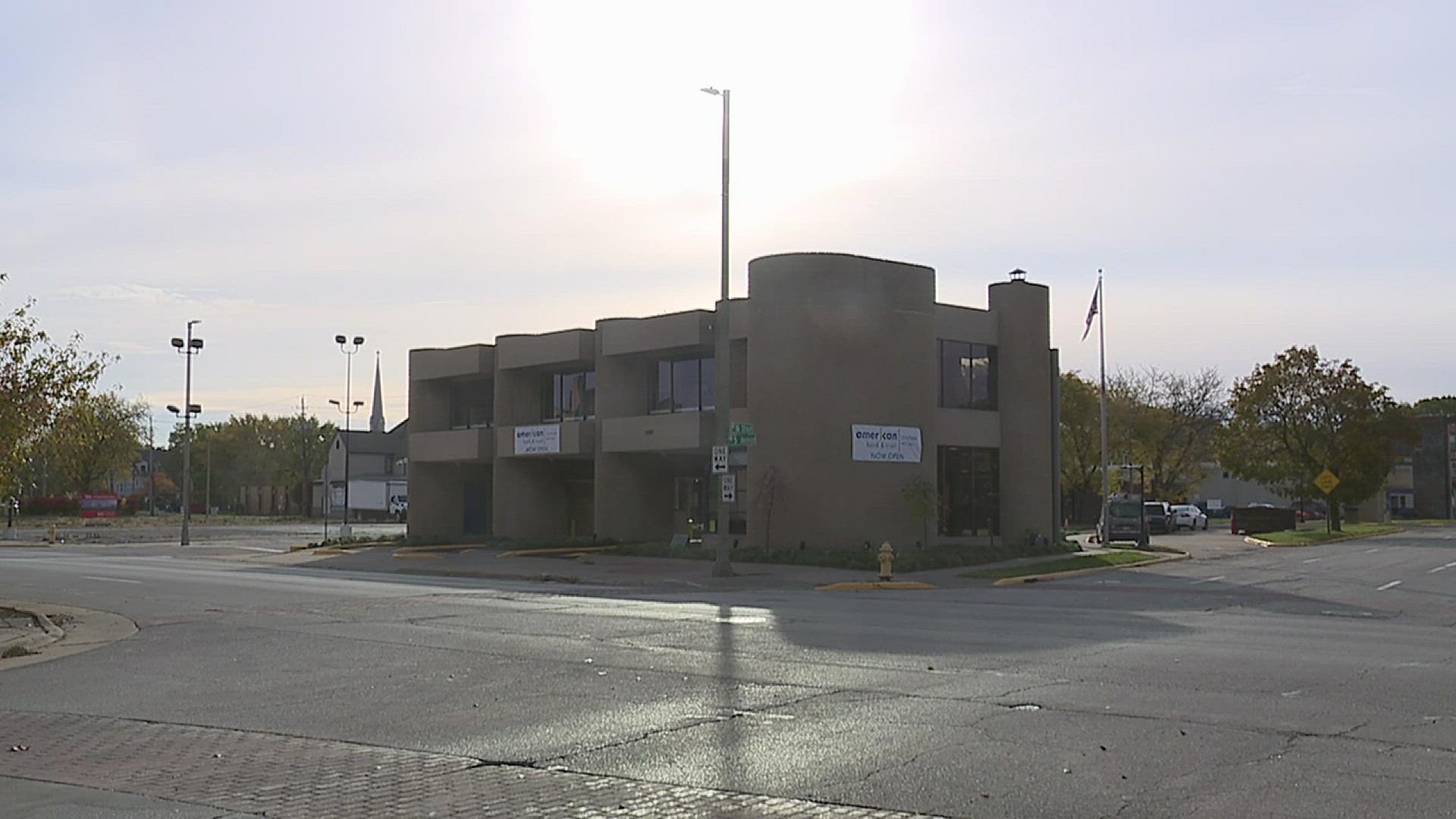 American Bank & Trust is located by Skellington Manor, about two blocks behind Rock Island City Hall.