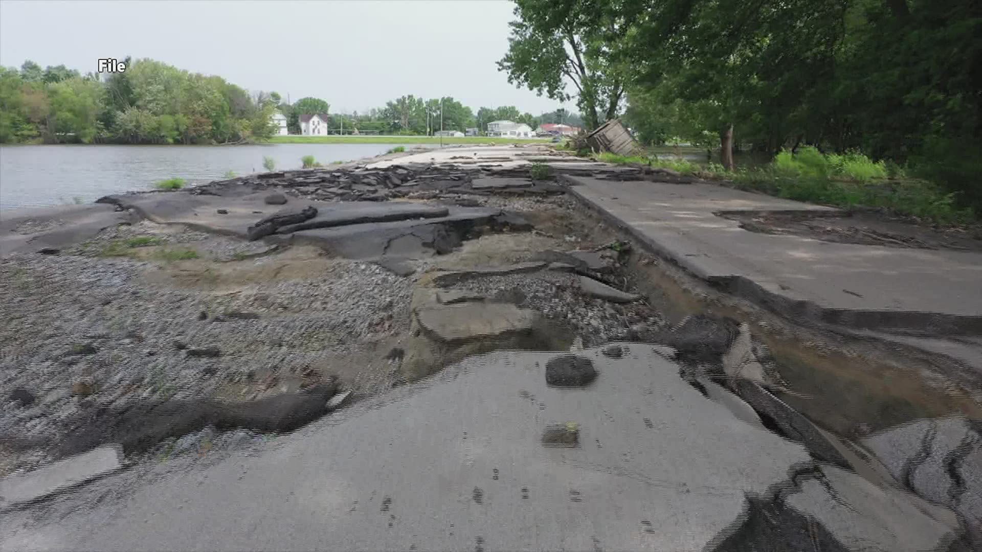 Crews will begin repairs on the road leading into Credit Island Park the week of June 28. The project is expected to be completed by mid-August.