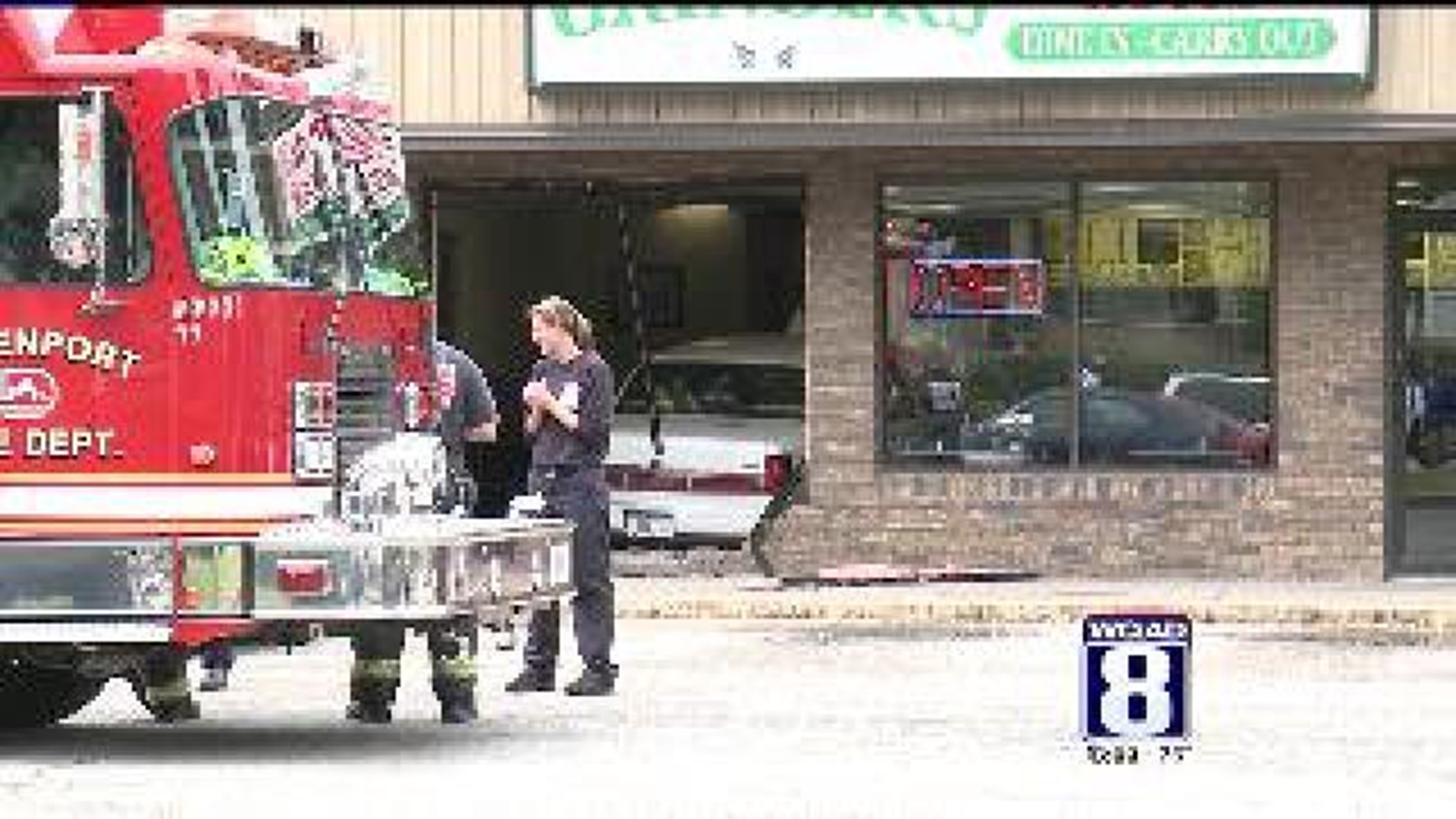 Car drives into the front of Davenport restaurant