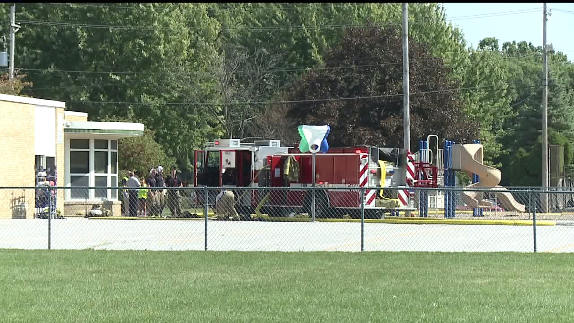 Fire damages Franklin Elementary