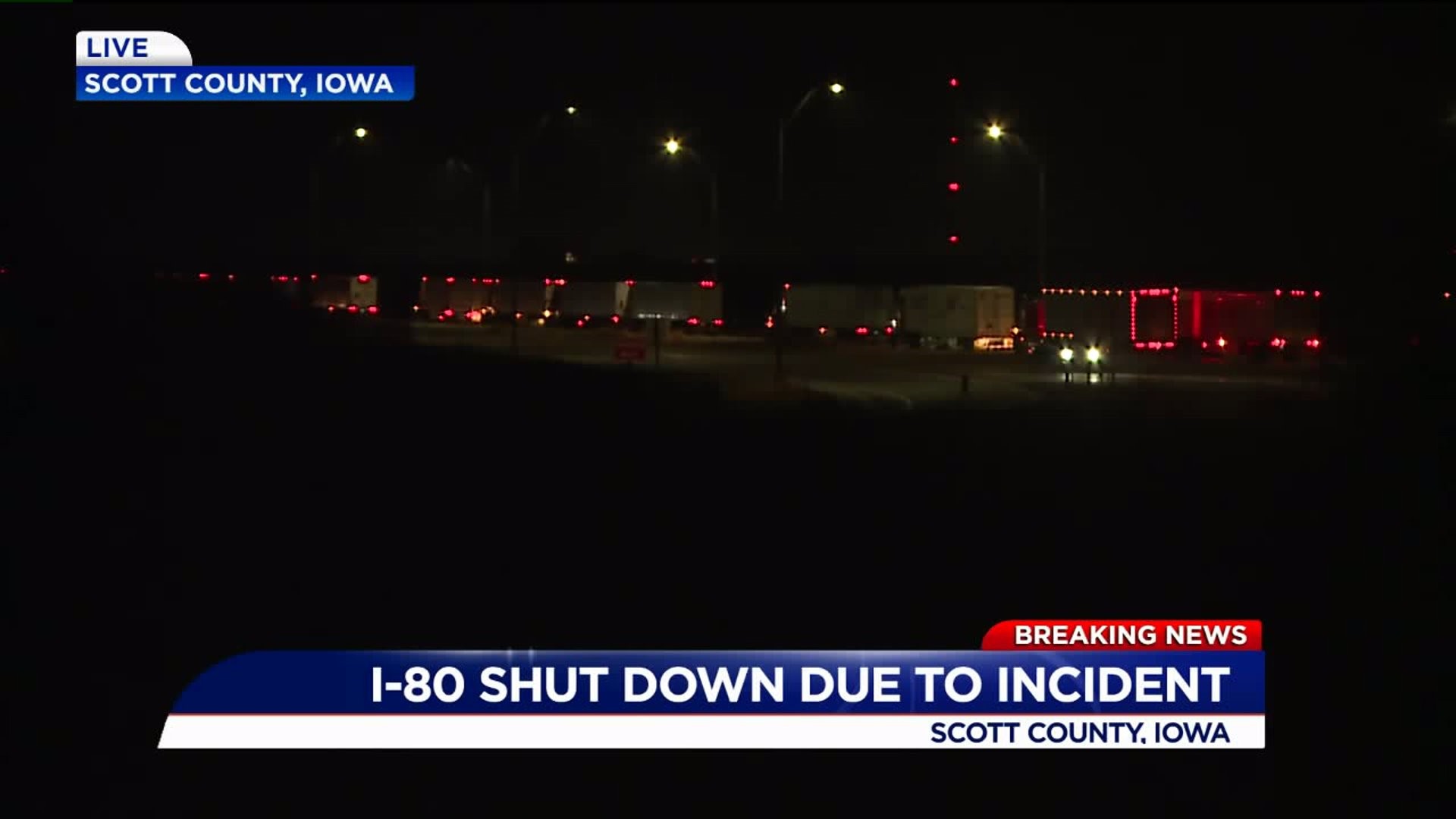 I-80 West of the Quad Cities Shut Down Due to Accident