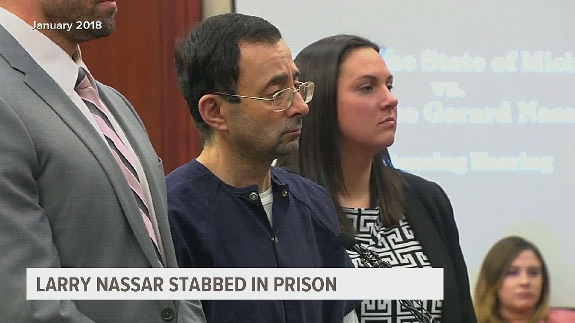 Nassar is serving hundreds of years behind bars in Florida for sexually assaulting multiple gymnasts.