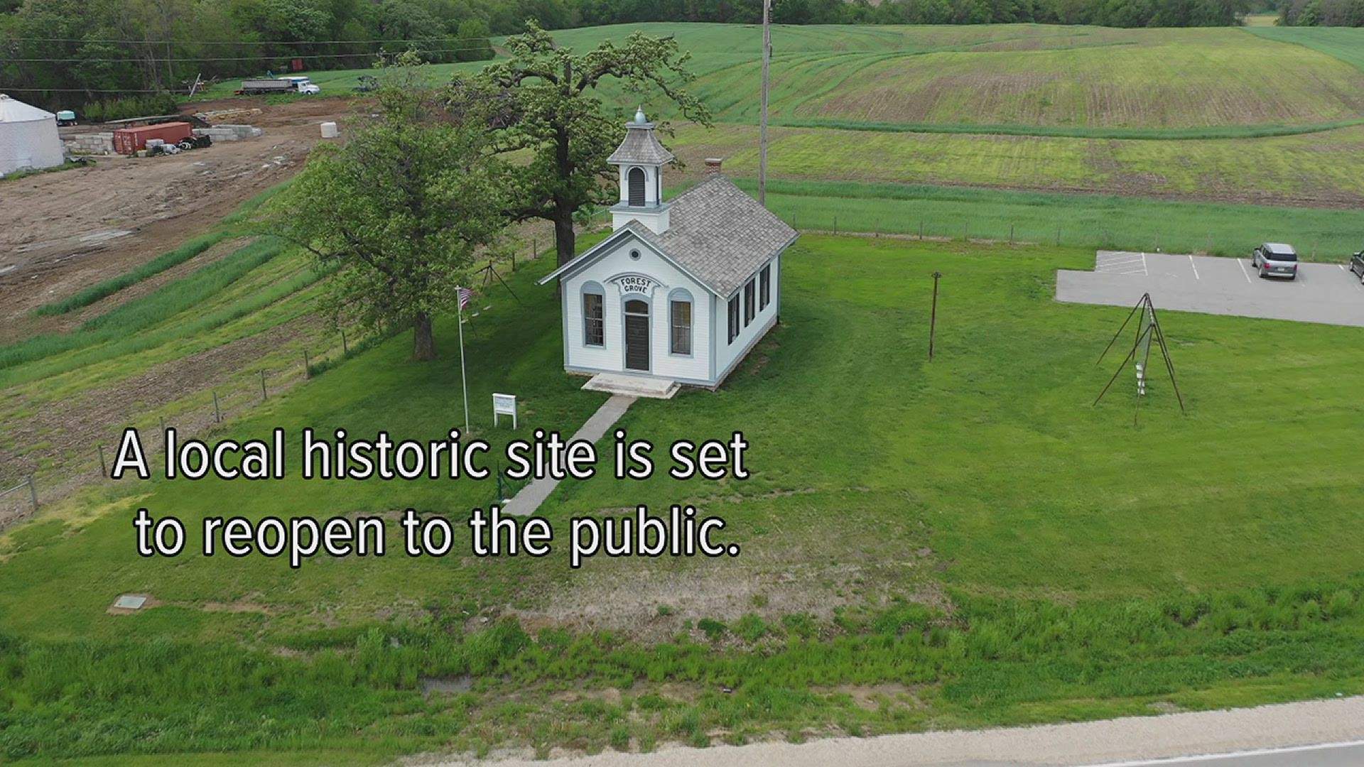 The one-room schoolhouse was built in 1873 for $1,500 and held around 30 students, ranging in ages from 5 to 14 years old.