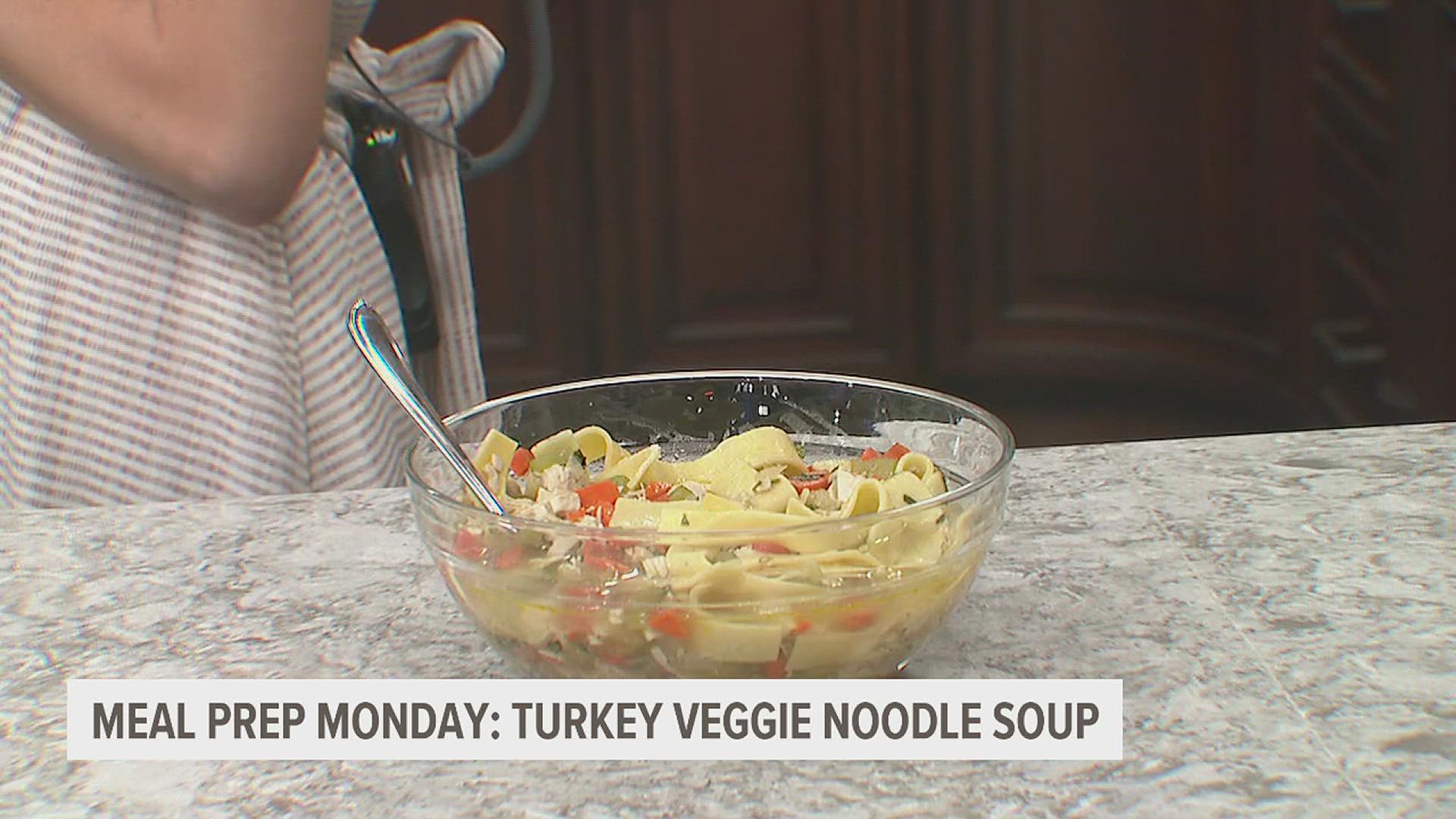 It's cold out, which means soup season is going to be here for a while! Here's an easy turkey vegetable soup recipe to get you started for the week.