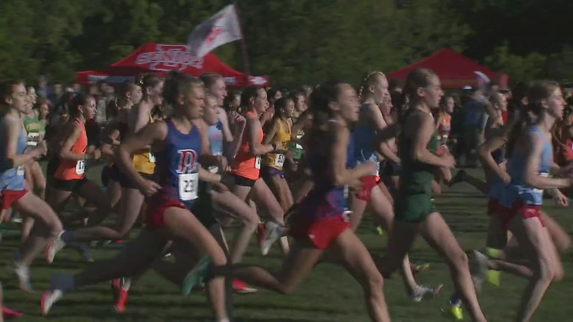 Runners from Iowa, Illinois and Minnesota ran what's considered a daunting course at Crow Creek Park in Bettendorf on Saturday.