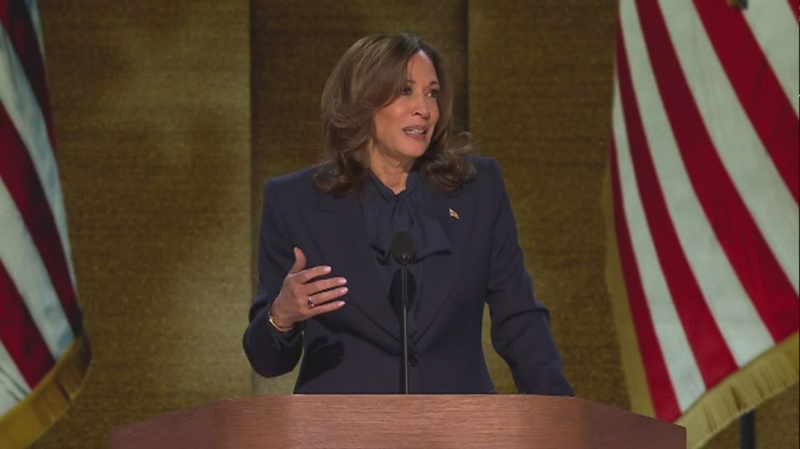 DNC wraps up with a speech from Kamala Harris | wqad.com