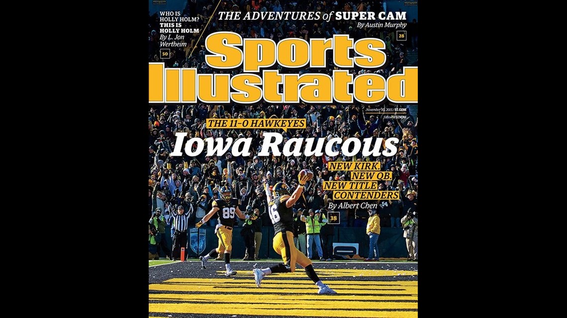 Hawkeyes hope to break fabled Sports Illustrated cover jinx