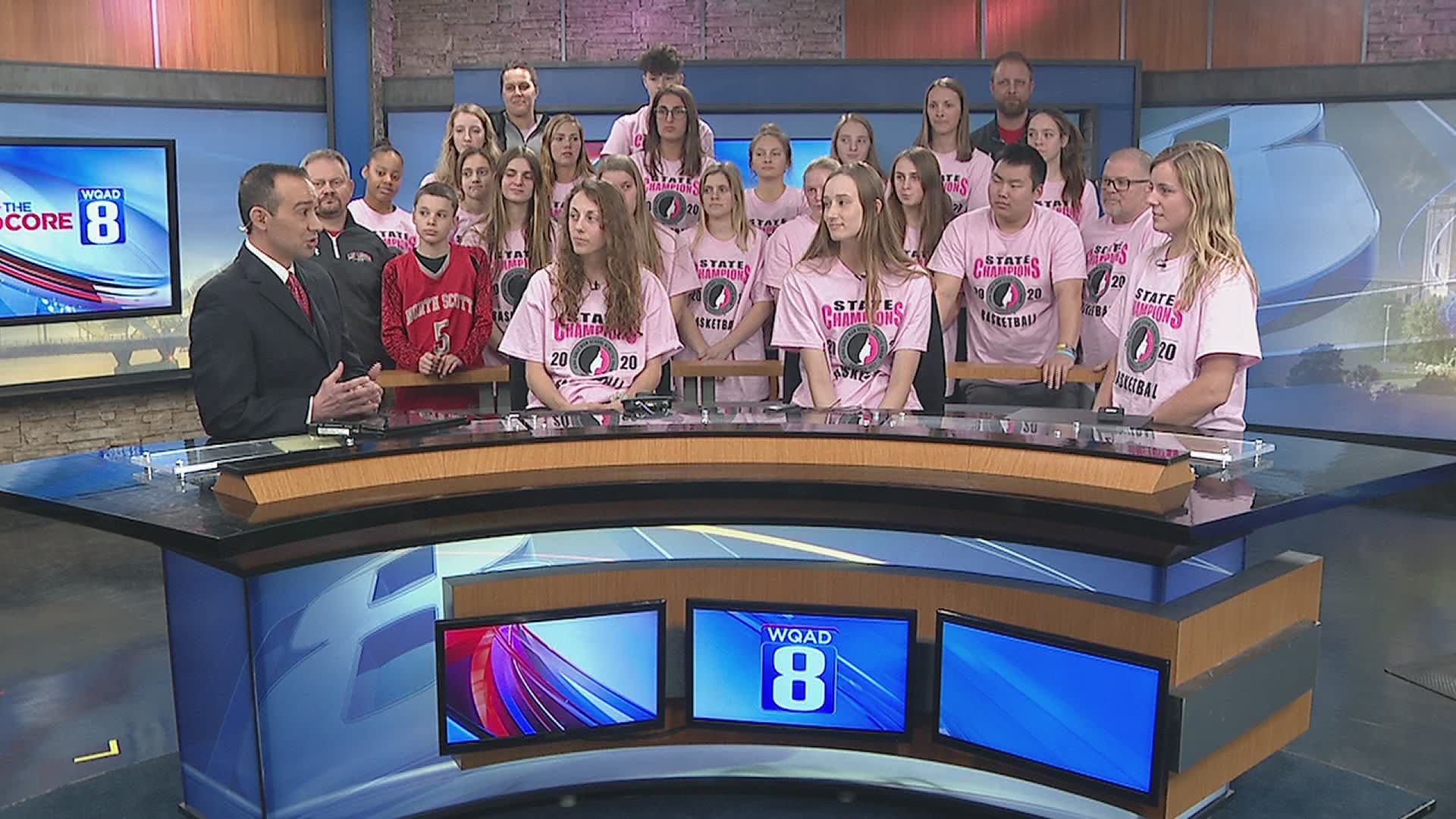 North Scott Girls Basketball talks about winning their third State Championship in four years.