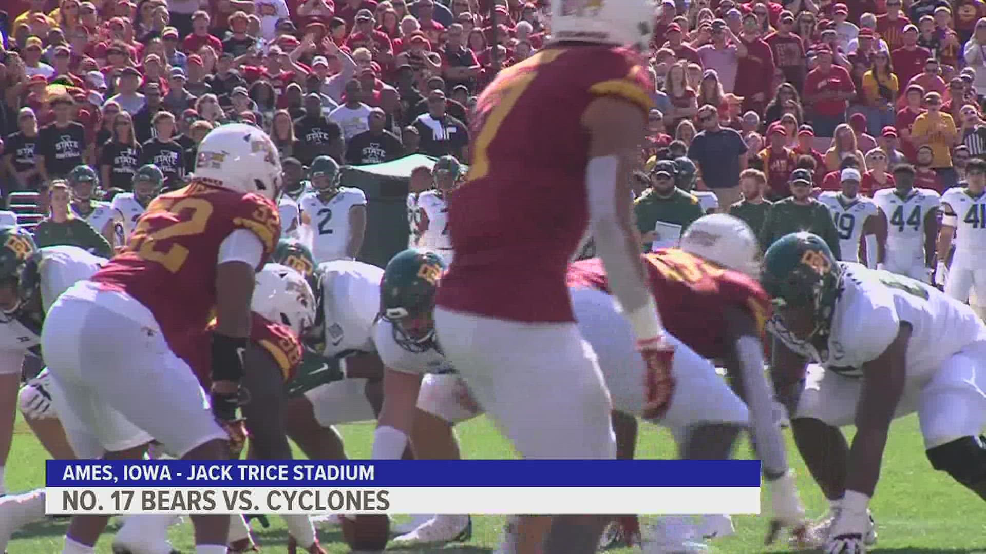 The loss snapped the Cyclones’ 11-game home winning streak against conference rivals.