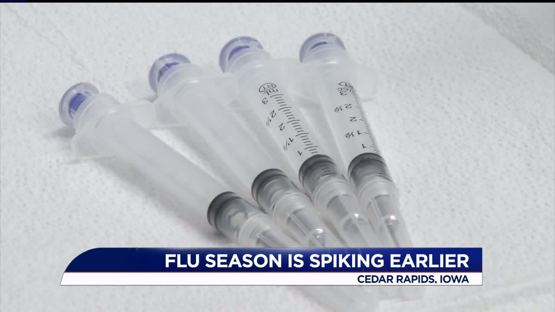 Flu season spiking earlier, 27 children died