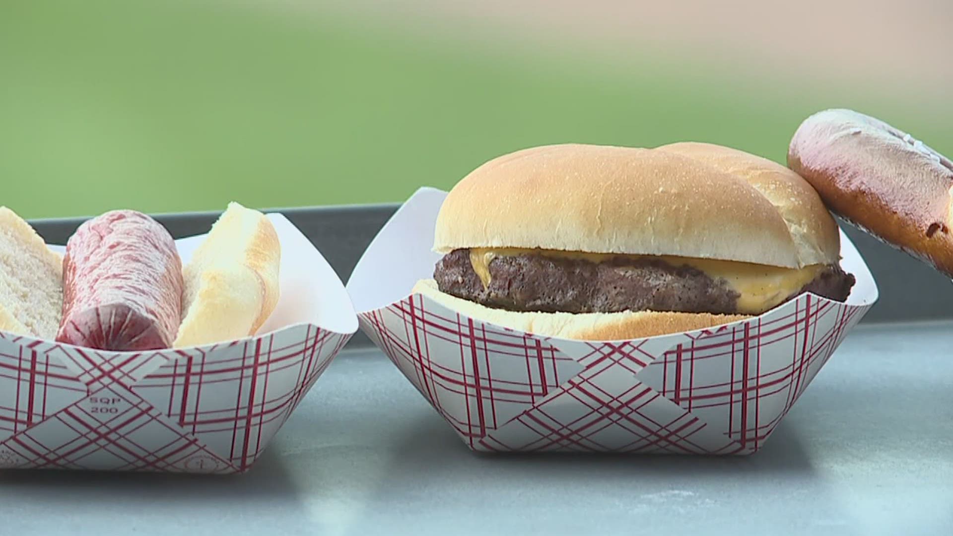 Danny Franklyn showed us some of the traditional favorites you can enjoy at the ballpark, but he also told us the specials you can get throughout the week.
