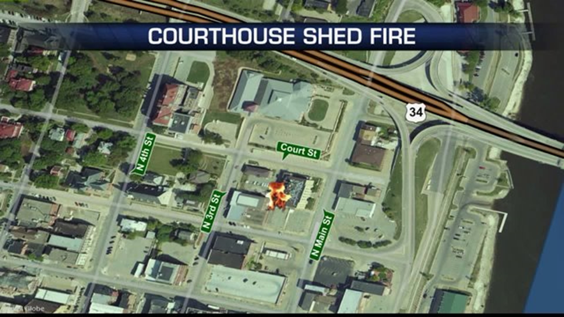 Courthouse Shed Fire