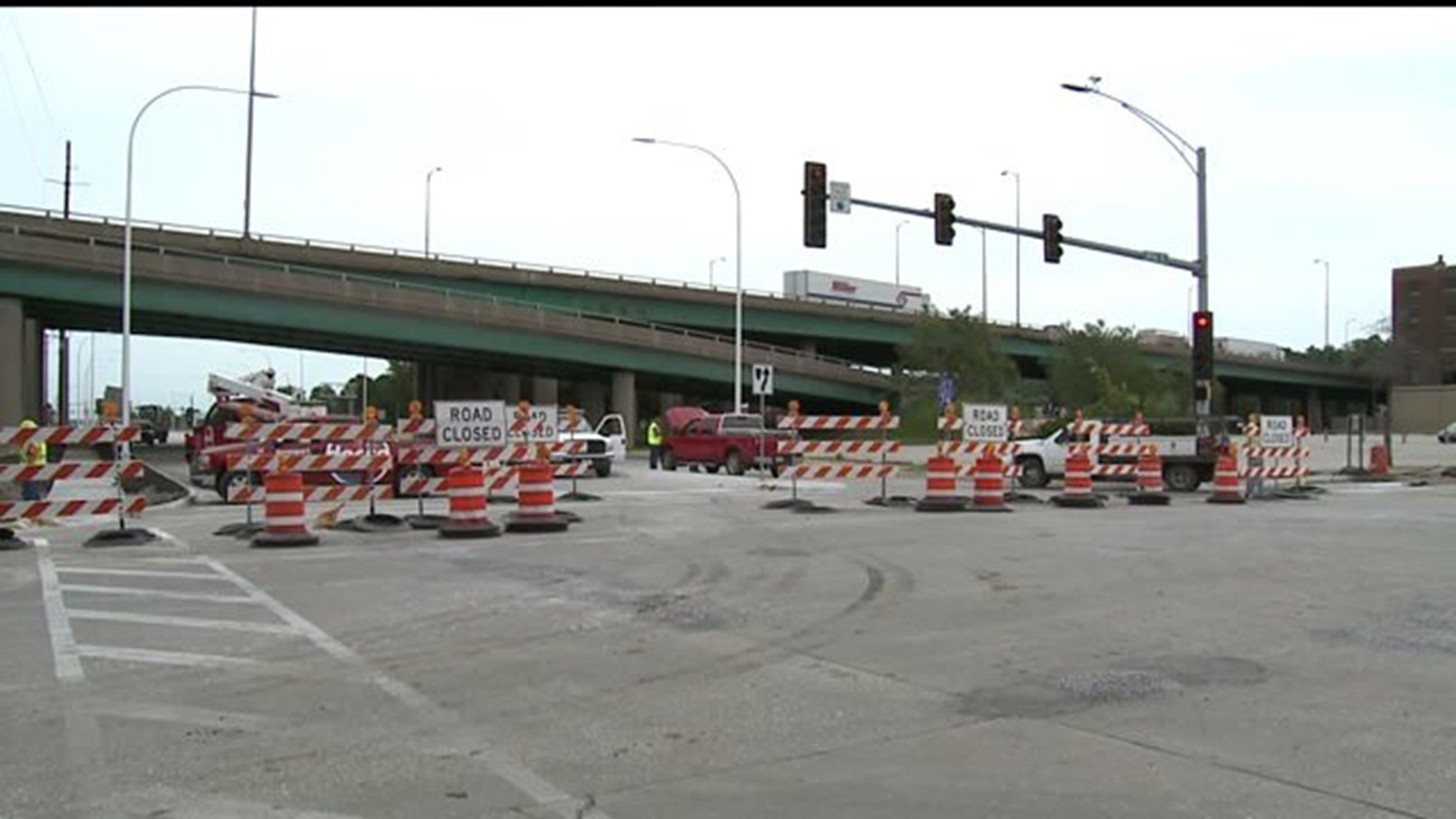 River Drive in Moline reopens