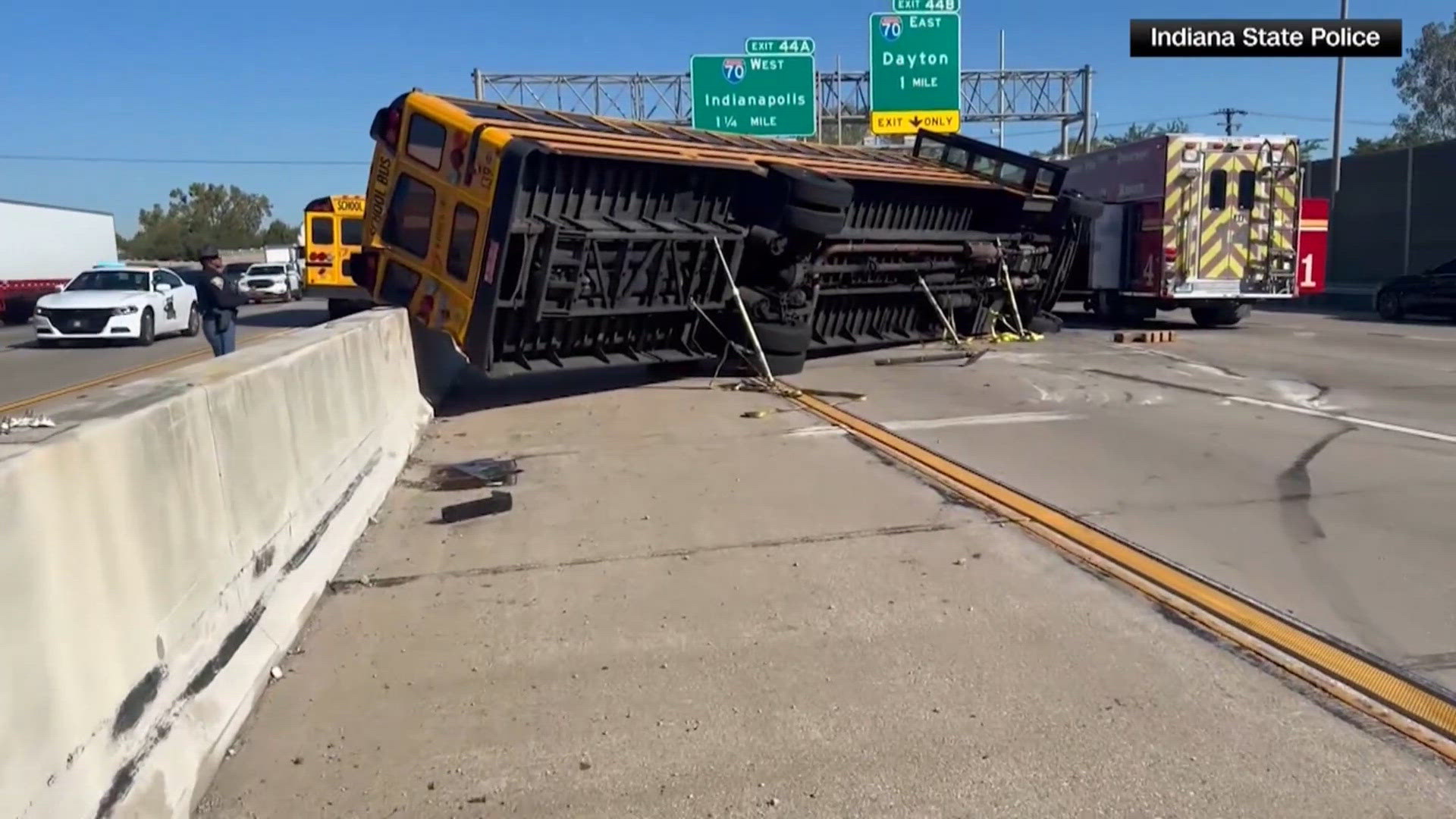 Bus Example Indiana school bus crash injures 13 | wqad.com