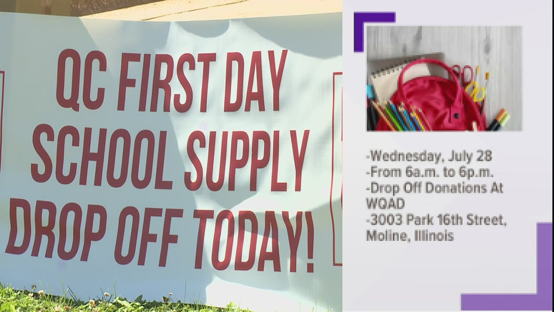 WQAD is a proud sponsor of the First Day Project.