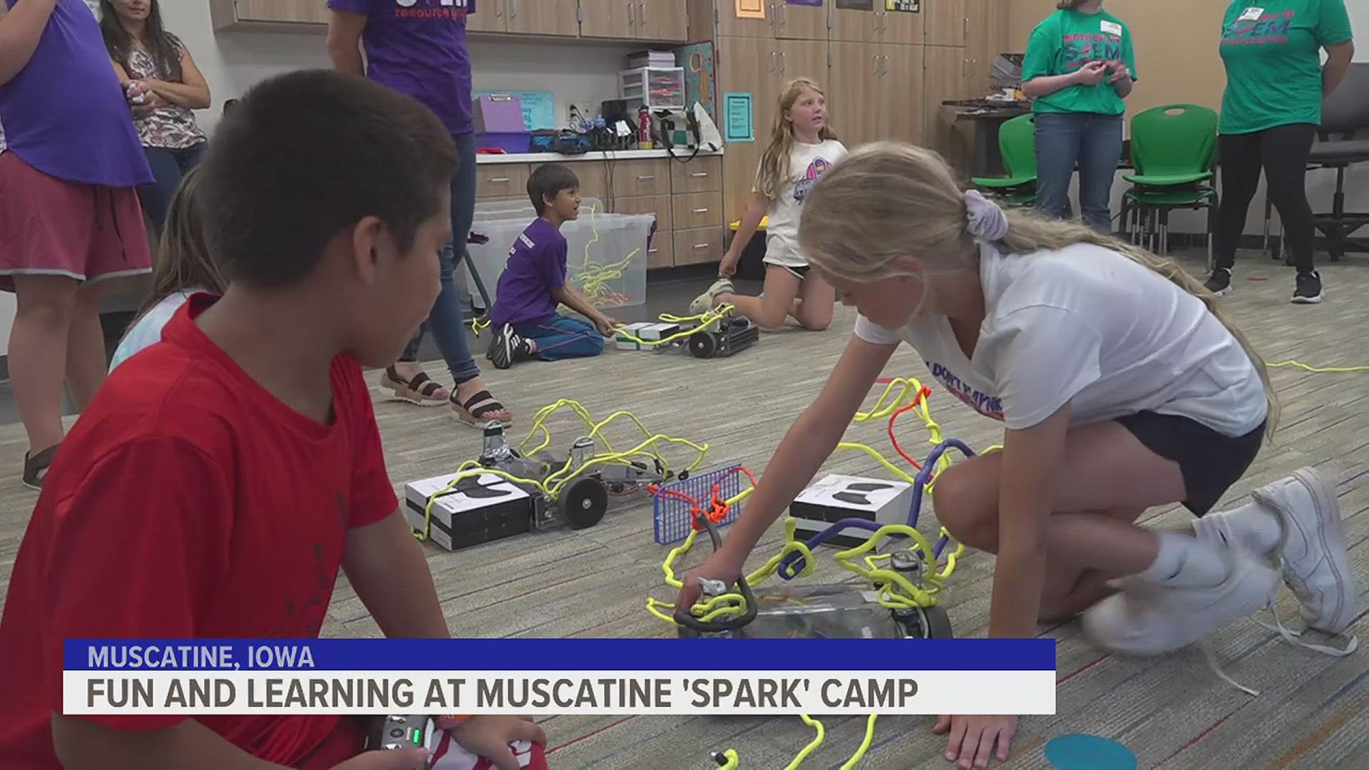 The Muskie S.P.A.R.K. program is giving kids daytime lessons and afternoon hands-on activities, teaching robotics, cooking, engineering and more.