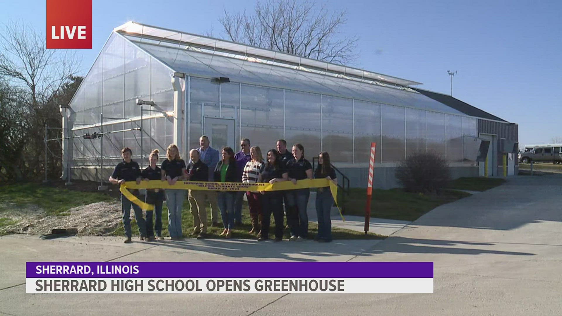 The greenhouse is bigger than the previous one, and has new heated floors, a roof vent and a high-intensity grow light system. The facility cost $625,000.
