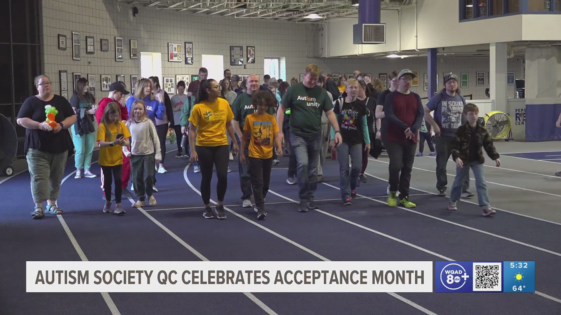 The event was held at Augustana College's PepsiCo Center. 