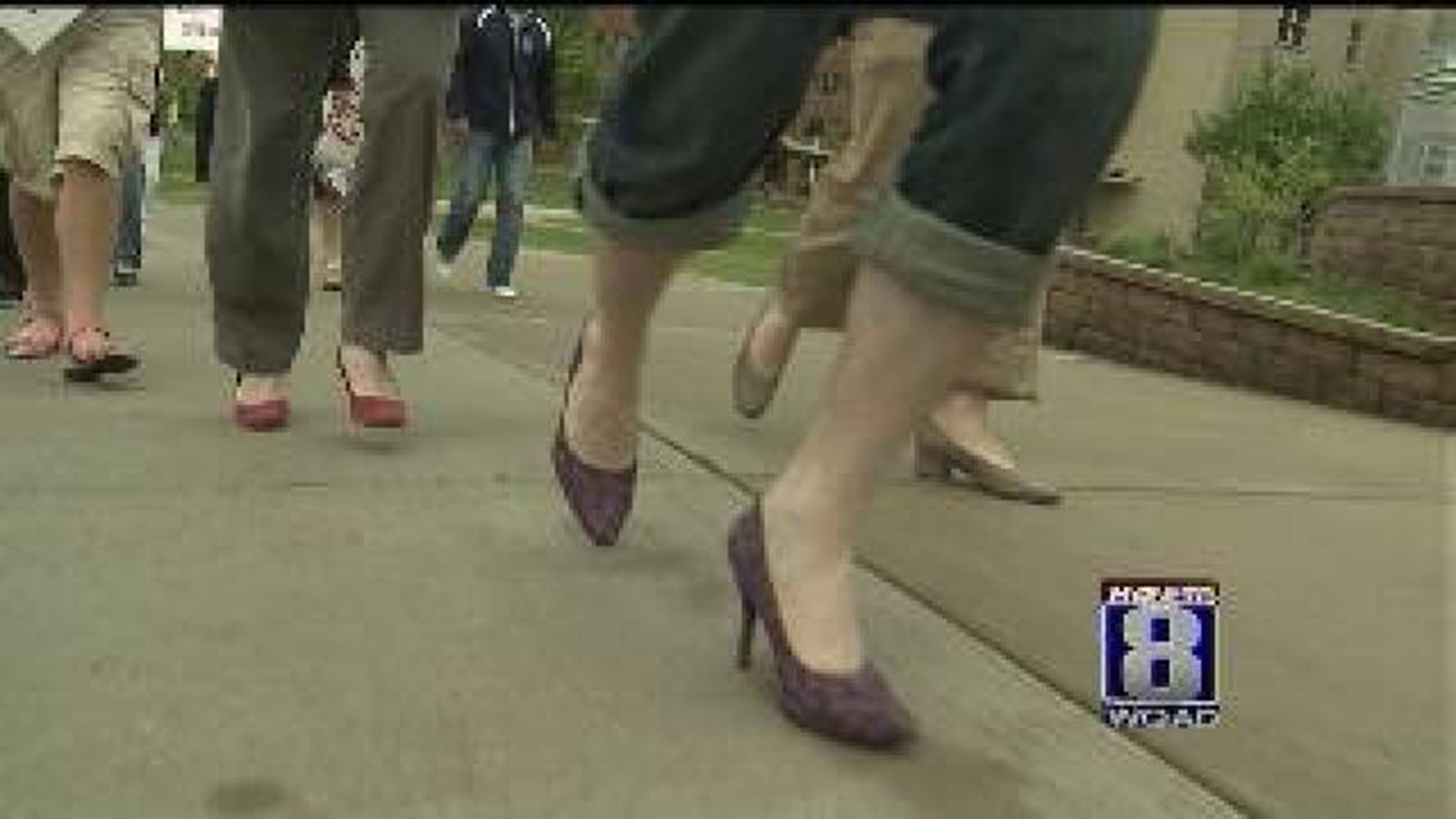 St. Ambrose Walk a Mile In Her Shoes event