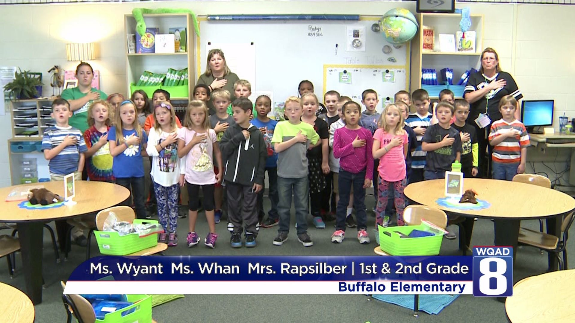 Buffalo Ms. Wyant Ms. Whan Wrs. Rapsilber 1st and 2nd pledge